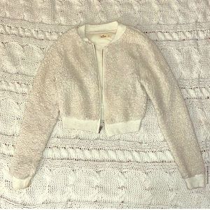 Hollister Fluffy Cropped Sweater